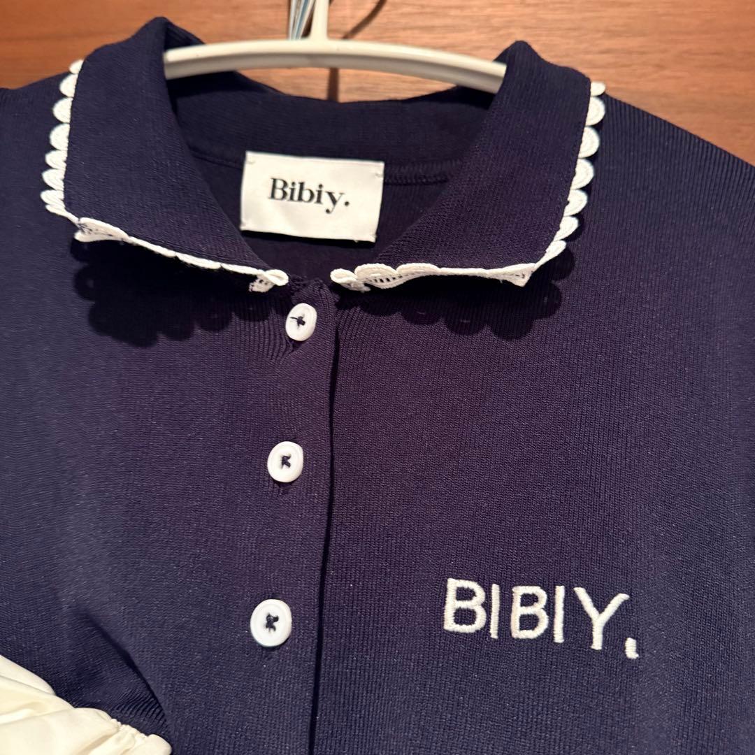 【新品未使用】bibiy. ペプラム　トップス　ニット　BIBIY.