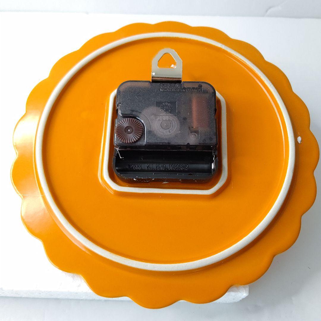 未使用　チョコホリック　ビスケット　ハンドメイド　陶器製　掛け時計　希少　レア