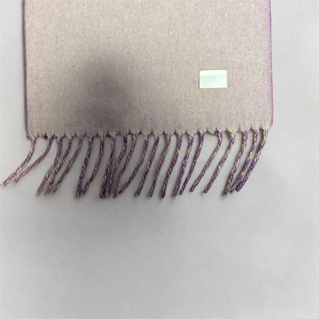 小物 hermes archive bi-color stole muffler