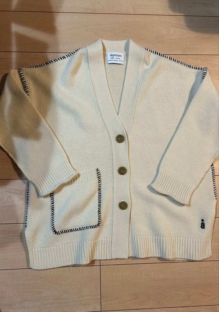nagonstans オーバーサイズ ニット カーディガン　ふじあみ