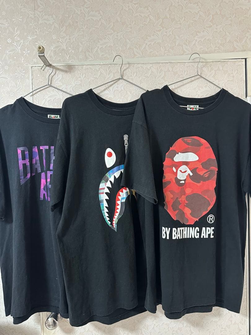 エ*プ様 a bathing ape Tシャツ★半袖3枚セット★エイプ2XL