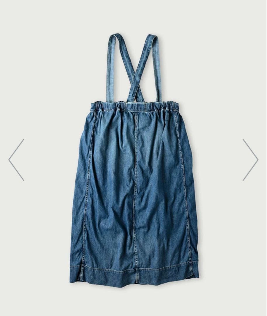 45プチデニムのエプロンジャンパースカート（加工）