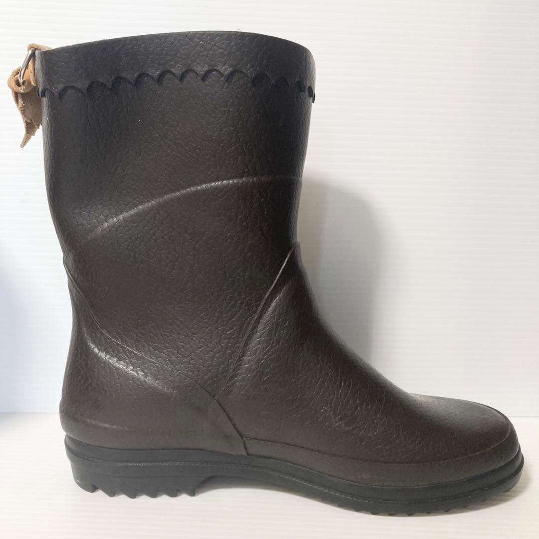 AIGLE エーグル ラバーブーツ ビゾン ブラウン 23cm