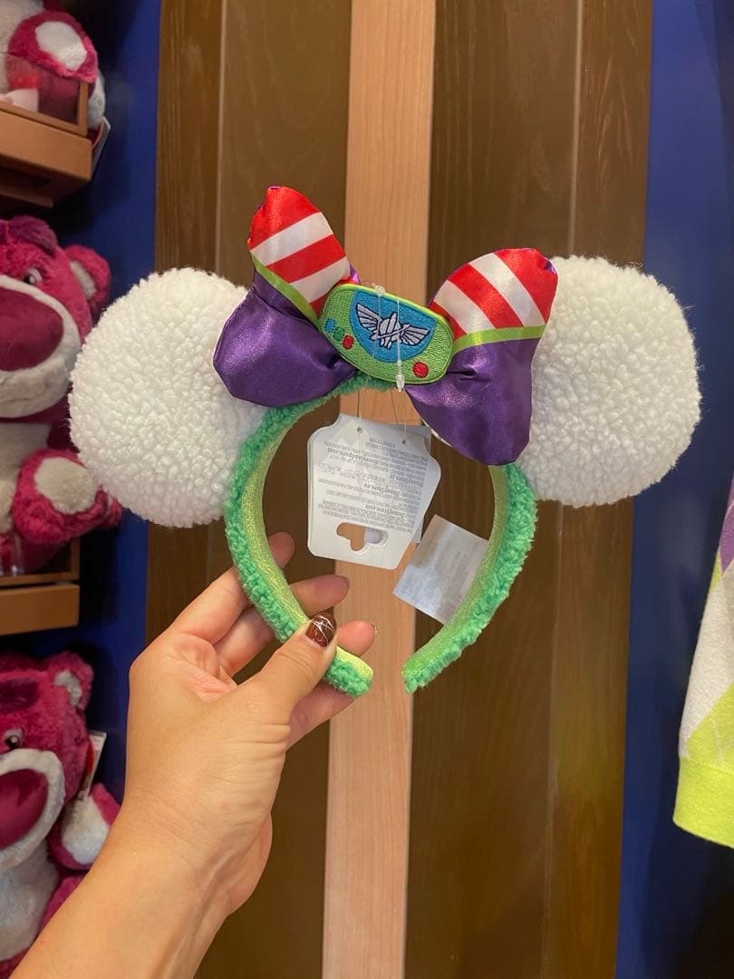 上海ディズニー　トイストーリー　ウッディバズライトジェシー三点カチューシャ
