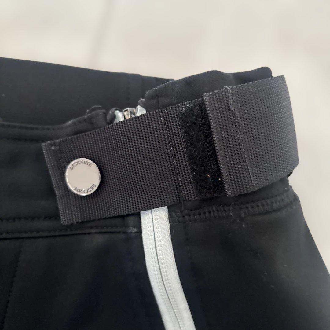 子ども用スキーウェア用品　黒 ジッパー付き