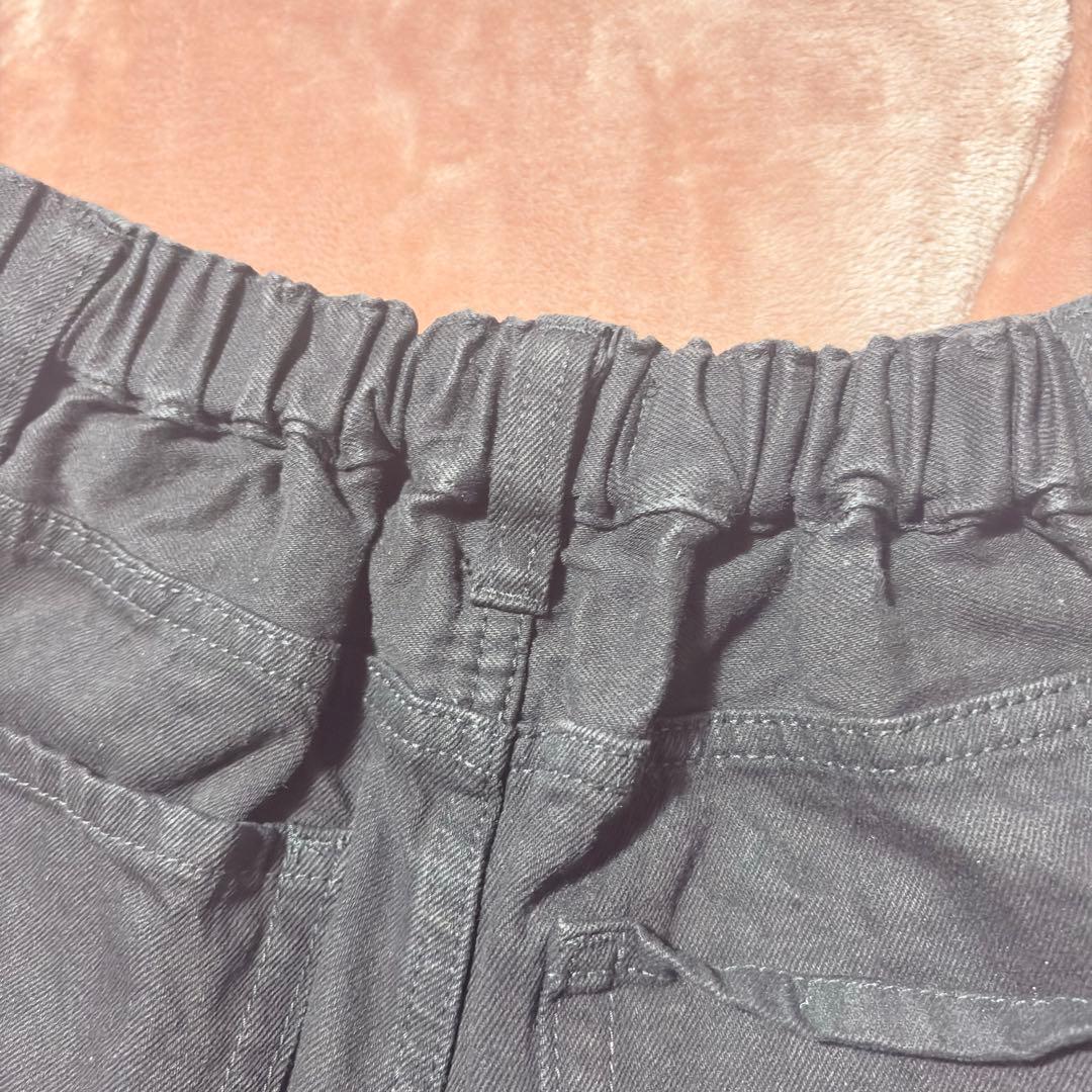 REFLEM ダブルライン カーゴデニムパンツ Mサイズ レフレム 黒 ブラック