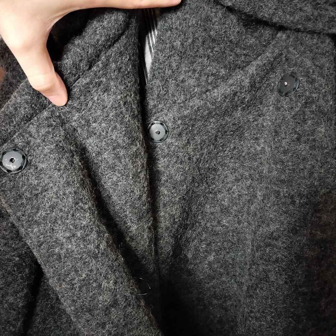 まとめエンポリオアルマーニ ショールカラーベルテットコート ロングコート ウール