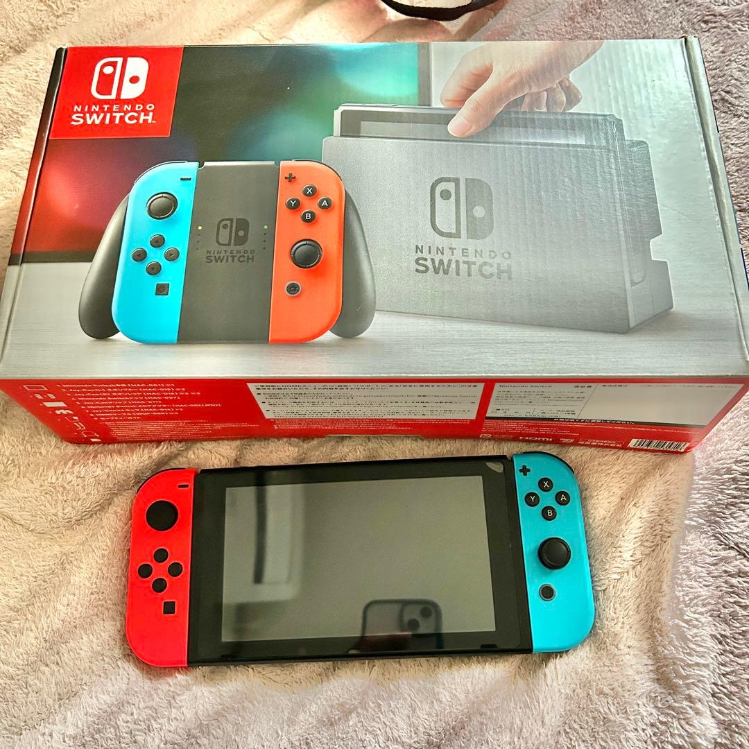 Nintendo Switch 初期モデル　付属品一式+ポーチ・SD32GB付き