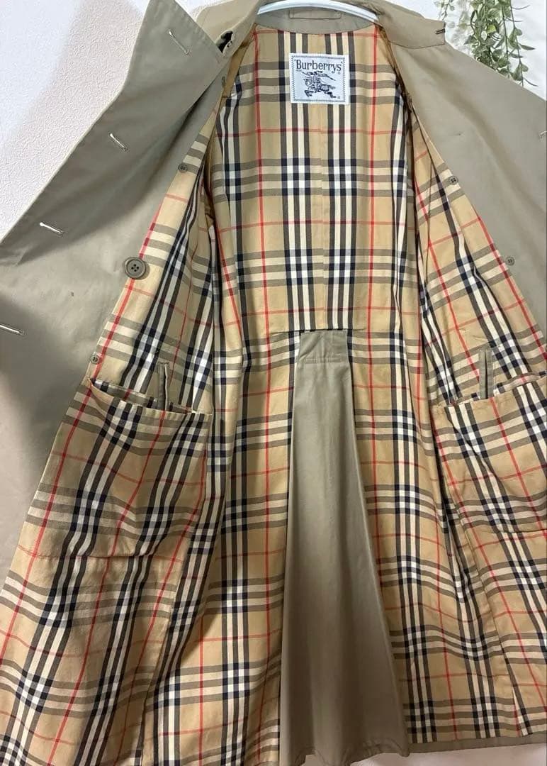 Burberry's トレンチコート　白タグ　1990年代　バーバリー