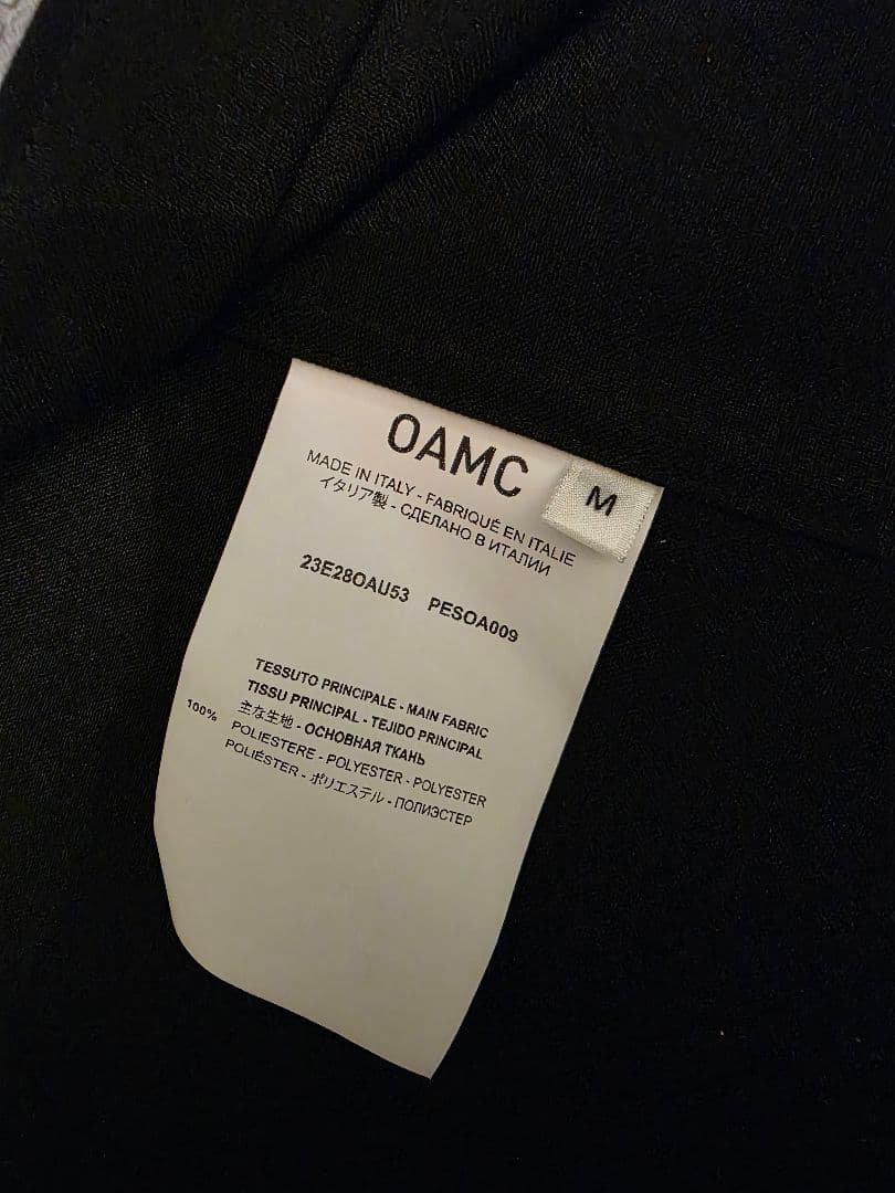 OAMC 本人期 IAN SHIRT ブラック M
