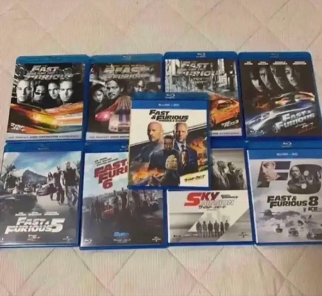 ワイルド・スピード9作品セットです。Blu-ray