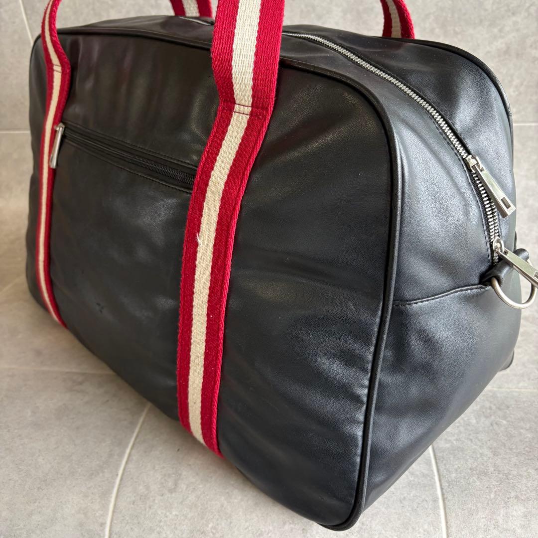 BALLY トレインスポッティング 本革 大容量 ボストンバッグ ストラップ付き